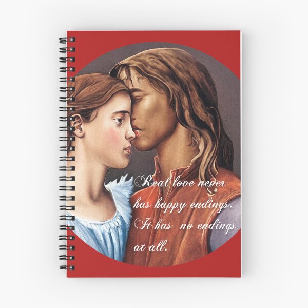 Item preview, Real love never has happy endings. It has no endings at all. designed and sold by Natalia-Vlad.