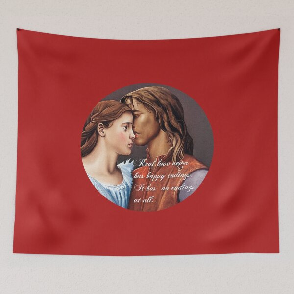 Item preview, Real love never has happy endings. It has no endings at all. designed and sold by Natalia-Vlad.