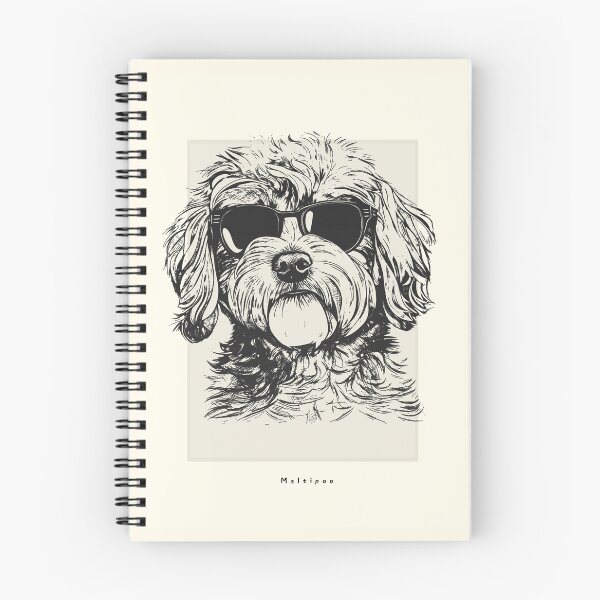 Item preview, Maltipoo Digital Sketch Drawing Illustration designed and sold by rafaeltto.