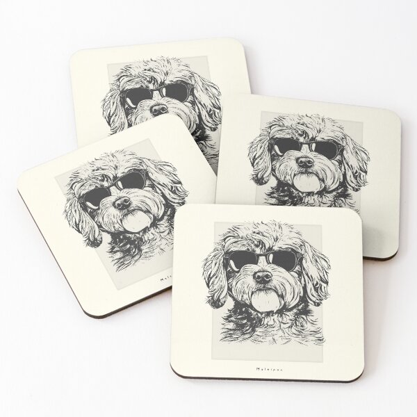 Item preview, Maltipoo Digital Sketch Drawing Illustration designed and sold by rafaeltto.