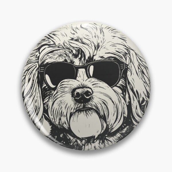 Item preview, Maltipoo Digital Sketch Drawing Illustration designed and sold by rafaeltto.