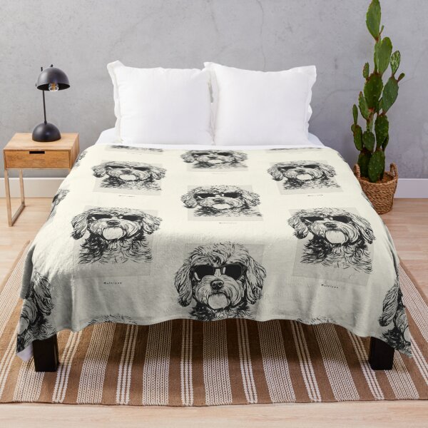 Item preview, Maltipoo Digital Sketch Drawing Illustration designed and sold by rafaeltto.