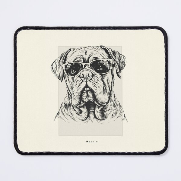 Item preview, Mastiff Digital Sketch Drawing Illustration designed and sold by rafaeltto.
