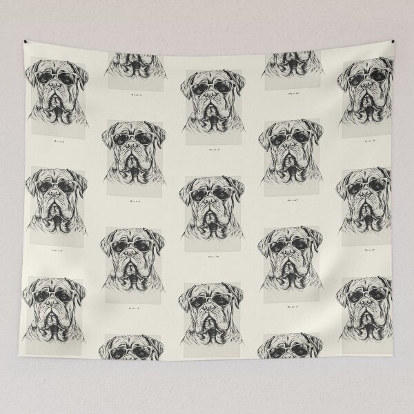 Item preview, Mastiff Digital Sketch Drawing Illustration designed and sold by rafaeltto.