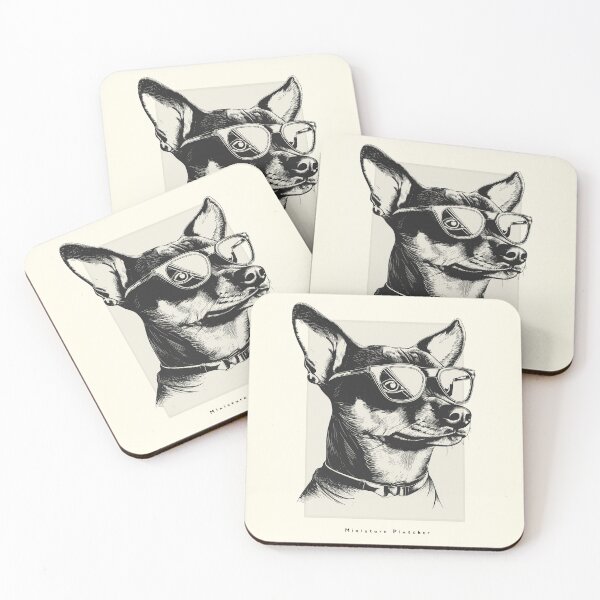 Item preview, Miniature Pinscher Digital Sketch Drawing Illustration designed and sold by rafaeltto.