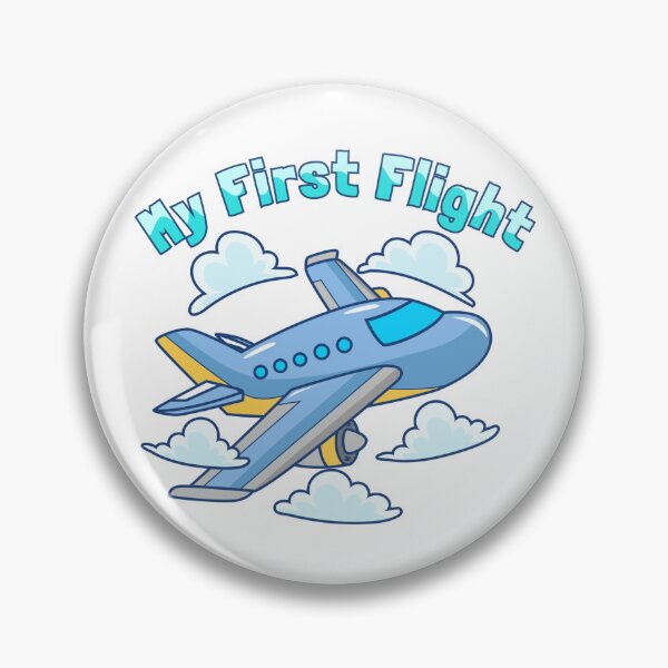 Item preview, My First Flight Kids First Time Flyers Airplane  designed and sold by The Junto Shop.