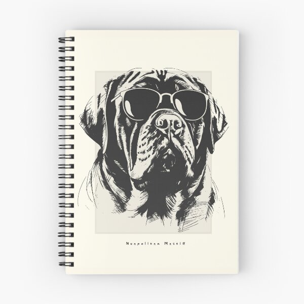 Item preview, Neapolitan Mastiff Digital Sketch Drawing Illustration designed and sold by rafaeltto.