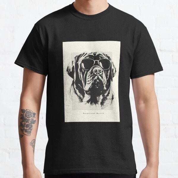 Item preview, Neapolitan Mastiff Digital Sketch Drawing Illustration designed and sold by rafaeltto.