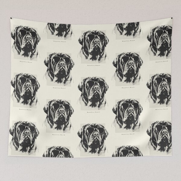 Item preview, Neapolitan Mastiff Digital Sketch Drawing Illustration designed and sold by rafaeltto.