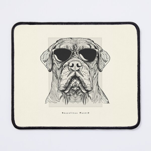 Item preview, Neapolitan Mastiff Digital Sketch Drawing Illustration designed and sold by rafaeltto.