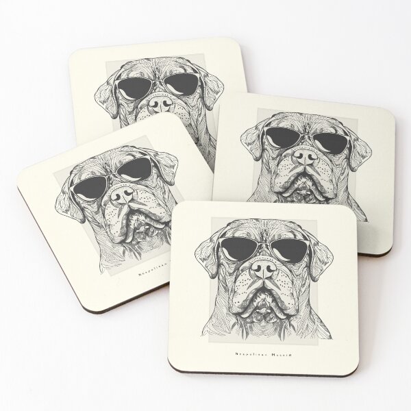 Item preview, Neapolitan Mastiff Digital Sketch Drawing Illustration designed and sold by rafaeltto.