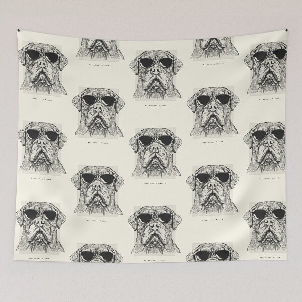 Item preview, Neapolitan Mastiff Digital Sketch Drawing Illustration designed and sold by rafaeltto.
