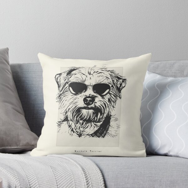 Item preview, Norfolk Terrier Digital Sketch Drawing Illustration designed and sold by rafaeltto.