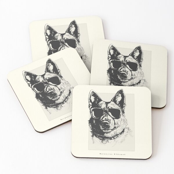 Item preview, Norwegian Elkhound Digital Sketch Drawing Illustration designed and sold by rafaeltto.