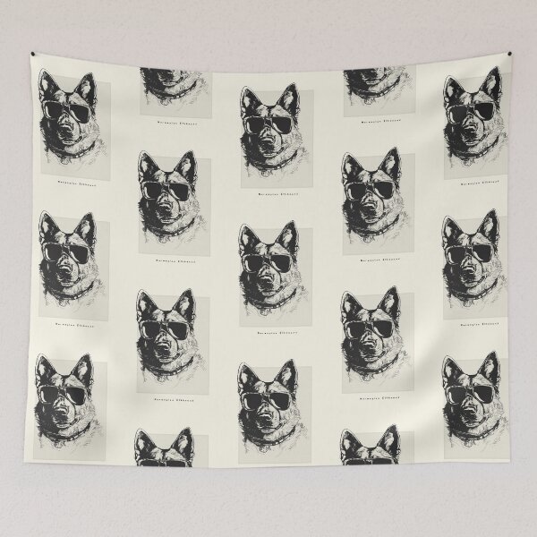 Item preview, Norwegian Elkhound Digital Sketch Drawing Illustration designed and sold by rafaeltto.