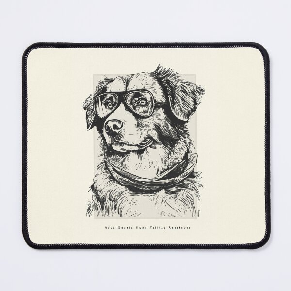 Item preview, Nova Scotia Duck Tolling Retriever Toller Digital Sketch Drawing Illustration designed and sold by rafaeltto.