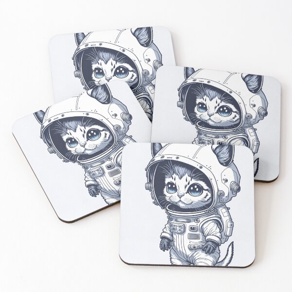 Item preview, The intrepid cat that conquered the stars: A cat astronaut in action designed and sold by DinonestoPlace.