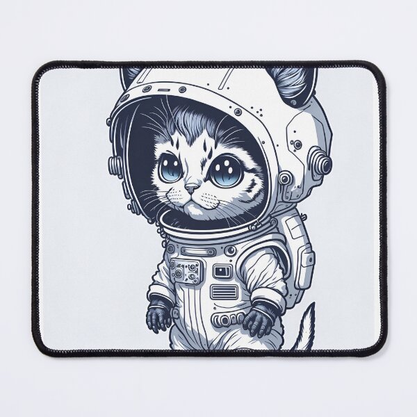 Item preview, The intrepid cat that conquered the stars: A cat astronaut in action designed and sold by DinonestoPlace.