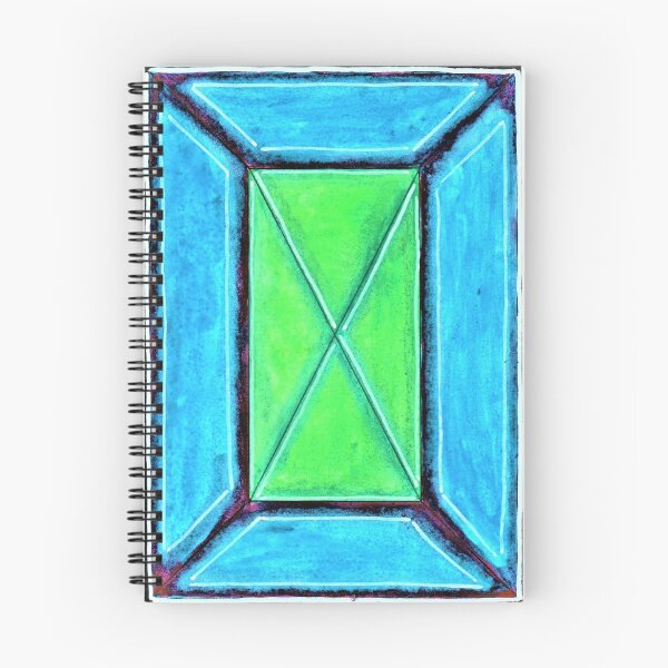 Item preview, Pattern rectangle green blue watercolor fine art designed and sold by janianna.