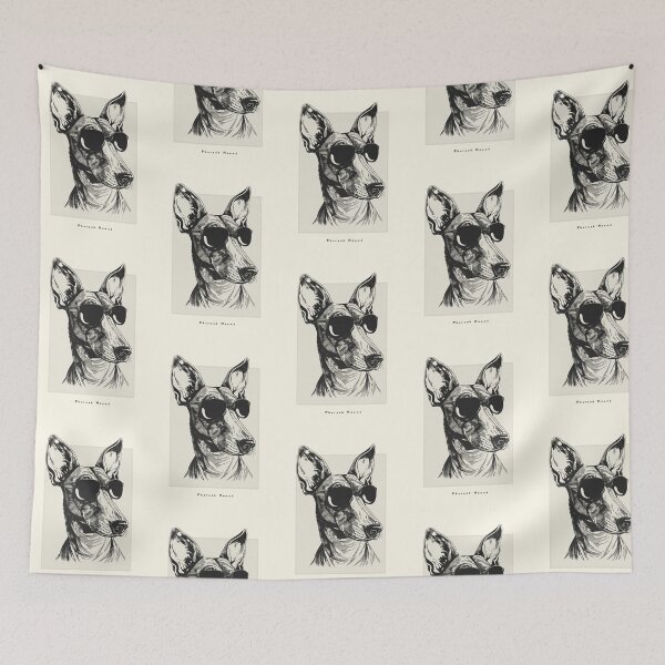 Item preview, Pharaoh Hound Digital Sketch Drawing Illustration designed and sold by rafaeltto.
