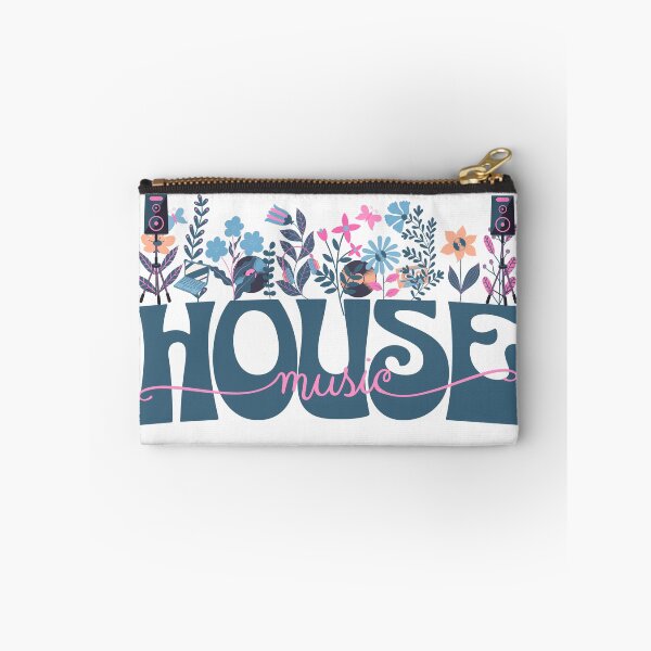 Item preview, HOUSE MUSIC  - In Full Bloom (slate/pink/orange) designed and sold by Discothreadz.