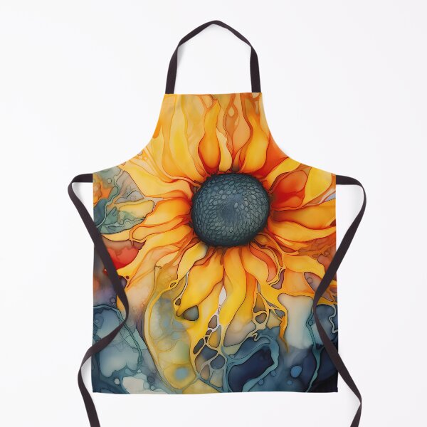 Item preview, Cheerful Sunflower watercolor designed and sold by ZombiOctopi.