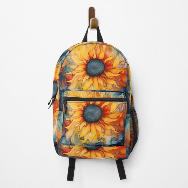 Item preview, Cheerful Sunflower watercolor designed and sold by ZombiOctopi.