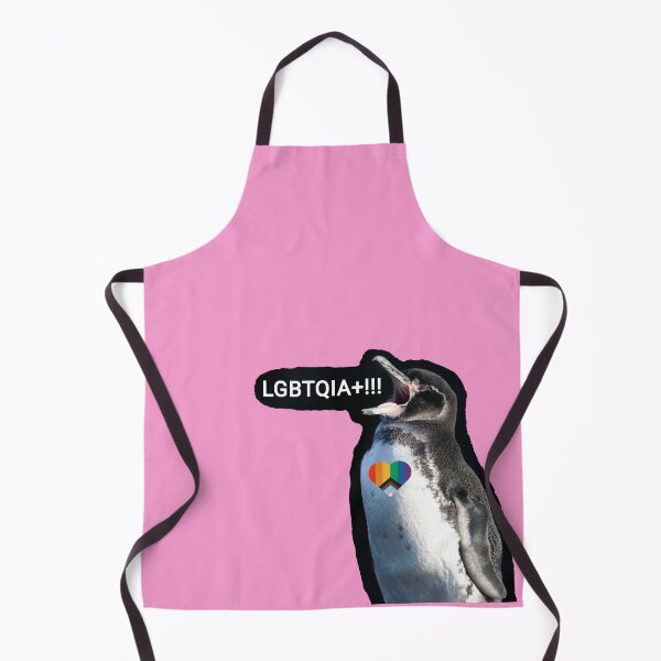 Artikelvorschau, Pink #F699CD Galapagos Penguin screams LGBTQIA+ entworfen und verkauft von SBPenguins.