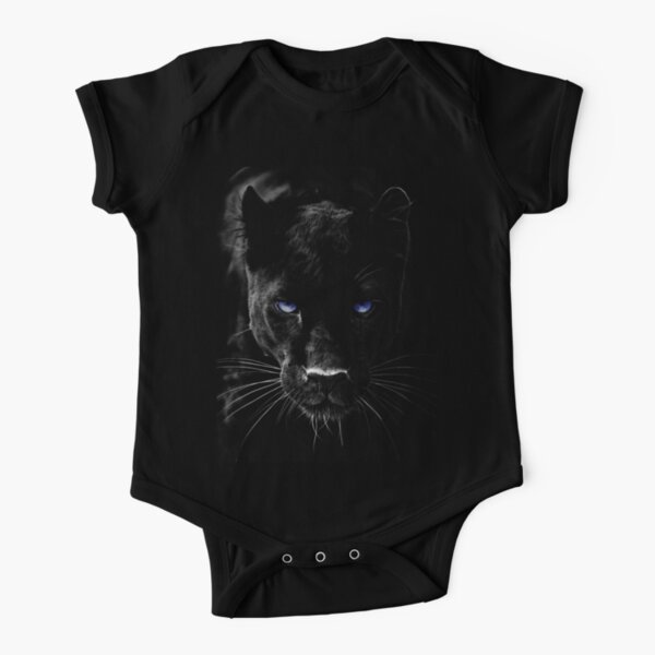 BLACK PANTHER Short Sleeve Baby One-Piece