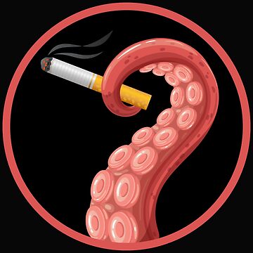 Kraken a Cigarette" Sticker for Sale by HoneyDewMe | Redbubble