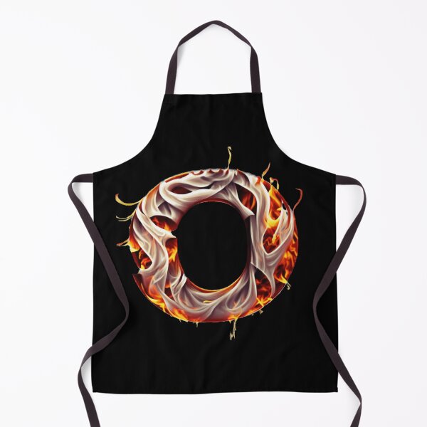 Item preview, Letter < O > Fire Style designed and sold by ImgByLili.