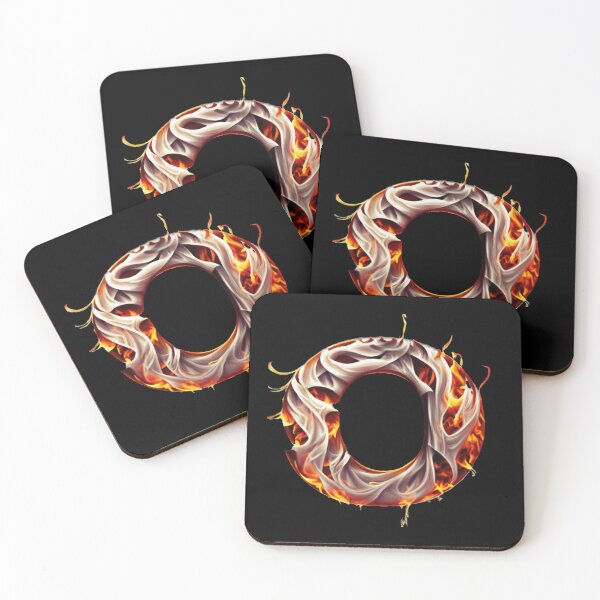 Item preview, Letter < O > Fire Style designed and sold by ImgByLili.