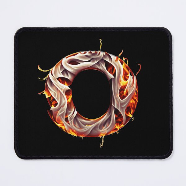 Item preview, Letter < O > Fire Style designed and sold by ImgByLili.