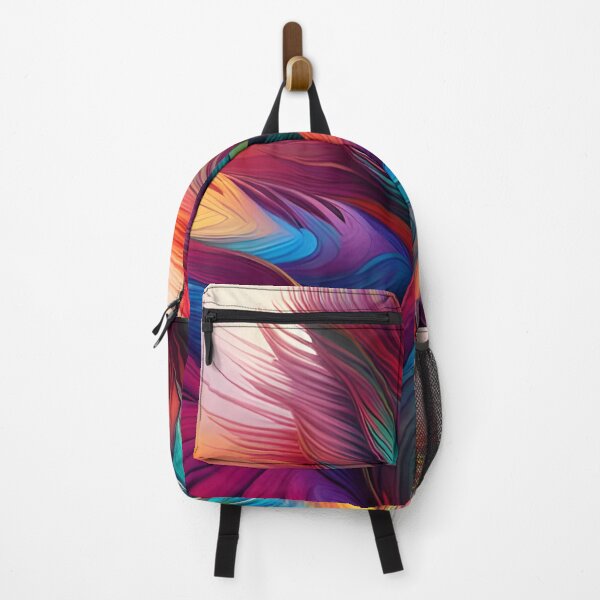 Item preview, Abstract Rainbow Feather Pattern designed and sold by WitchyWare.