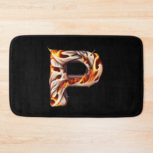 Item preview, Letter < P > Fire Style designed and sold by ImgByLili.