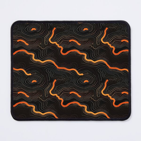 Item preview, Topográfico Negro/Naranja designed and sold by Dutyboundart.