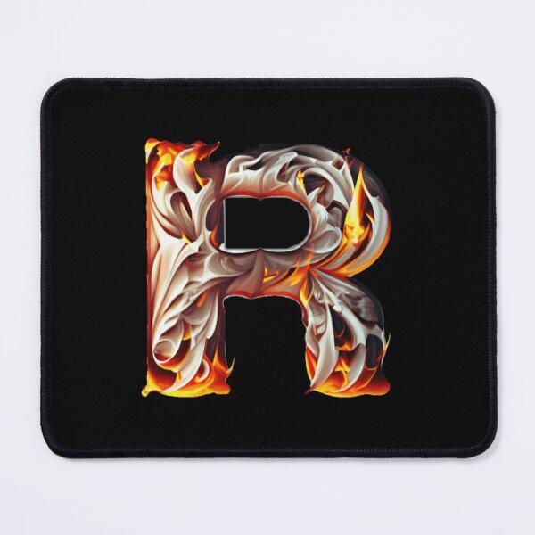 Item preview, Letter < R > Fire Style designed and sold by ImgByLili.