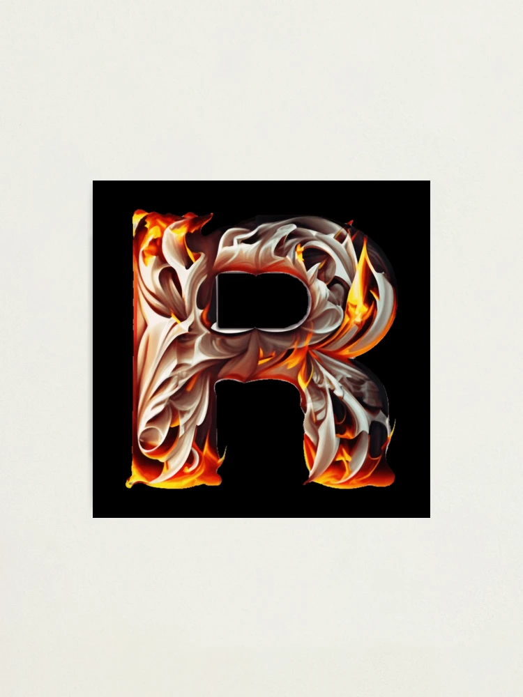 Free: fire r letter logo and icon design template - nohat.cc
