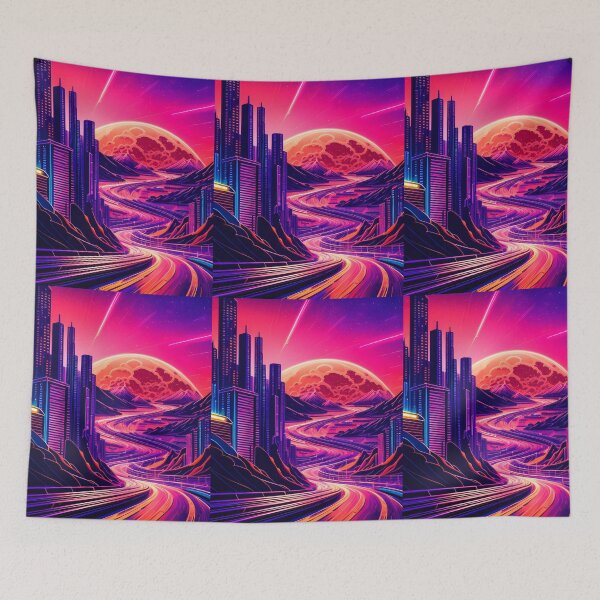 Item preview, Galactic Sunset City designed and sold by Dezza2022.