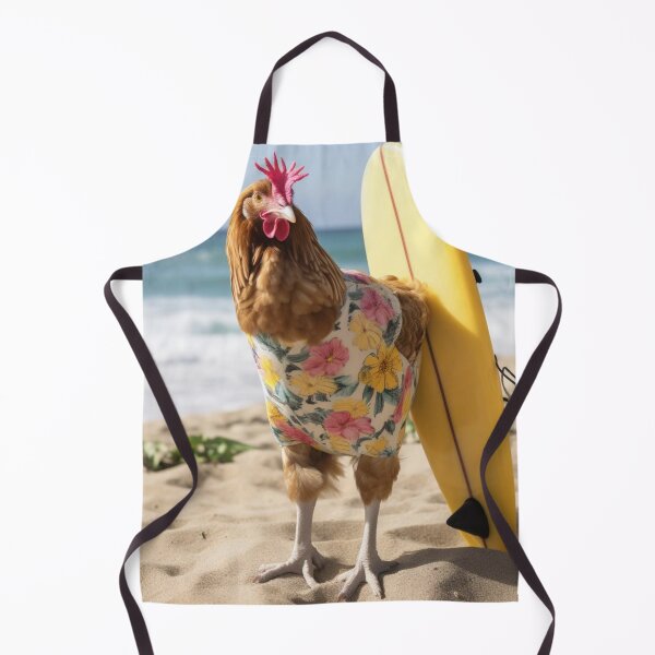 Item preview, Summer Surfing Chicken designed and sold by AbsudlyEpicAI.