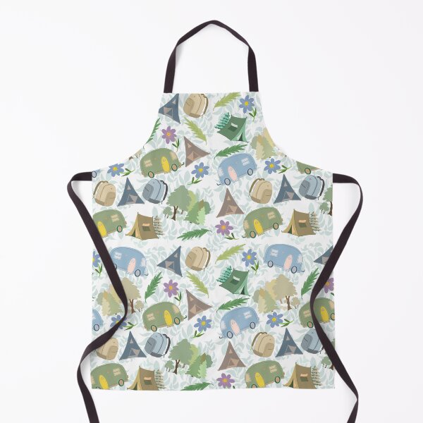 Item preview, Set Up Camp Camping Print Outdoors Tents Campers Nature designed and sold by Mossy Shed Prints.