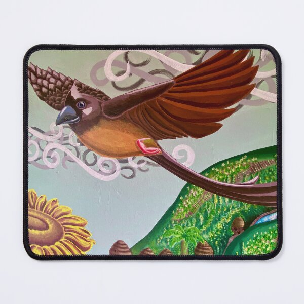 Item preview, Ugandan Mouse Bird In Flight - Mural Art designed and sold by Jillianamatt.
