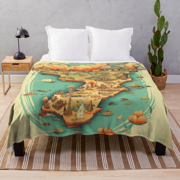 Item preview, Vintage Map designed and sold by GoodOldVintage.