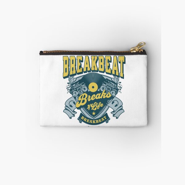 Item preview, BREAKBEAT  - Funky Fresh 4 Life (yellow/slate blue)  designed and sold by Discothreadz.