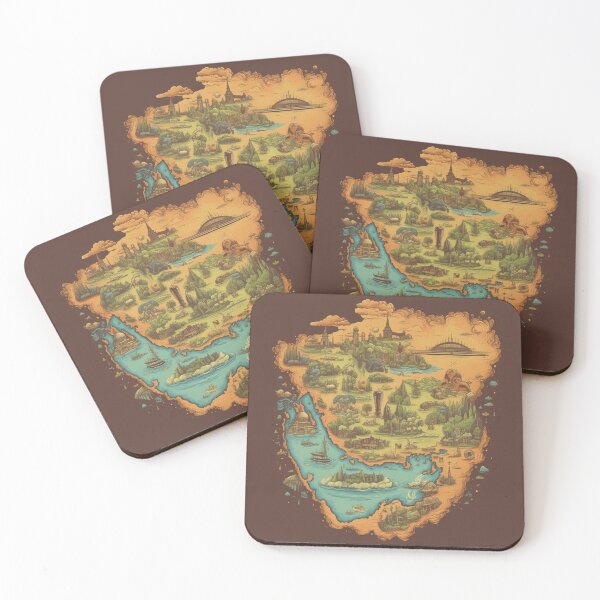 Item preview, Vintage Map designed and sold by GoodOldVintage.