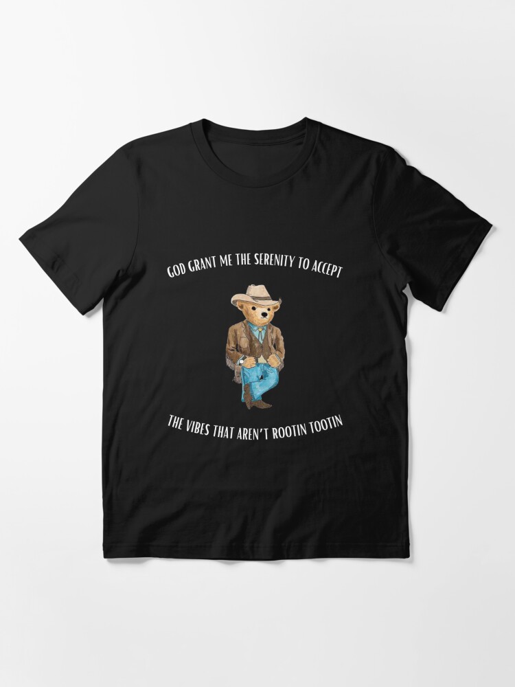 Cowboys Teddy Bear God Grant Me The Serenity To Accept The Vibes T-shirts -  Shibtee Clothing