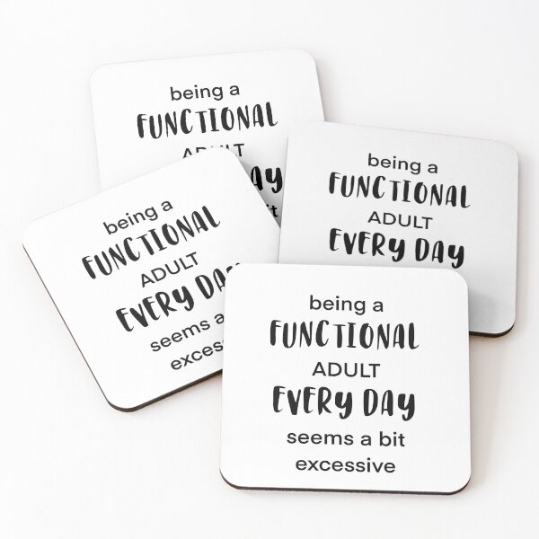 Item preview, Functional Adult? designed and sold by Adasha Knight.