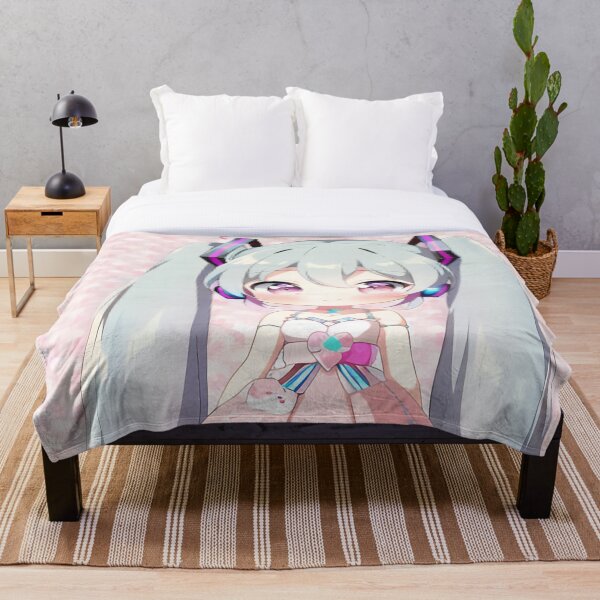 Artikelvorschau, Hatsune Miku Pink Pattern Design Fan Art 6 entworfen und verkauft von weebbreechan.