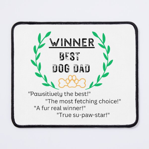 Item preview, WINNER! BEST DOG DAD! designed and sold by Shelter-Friends.