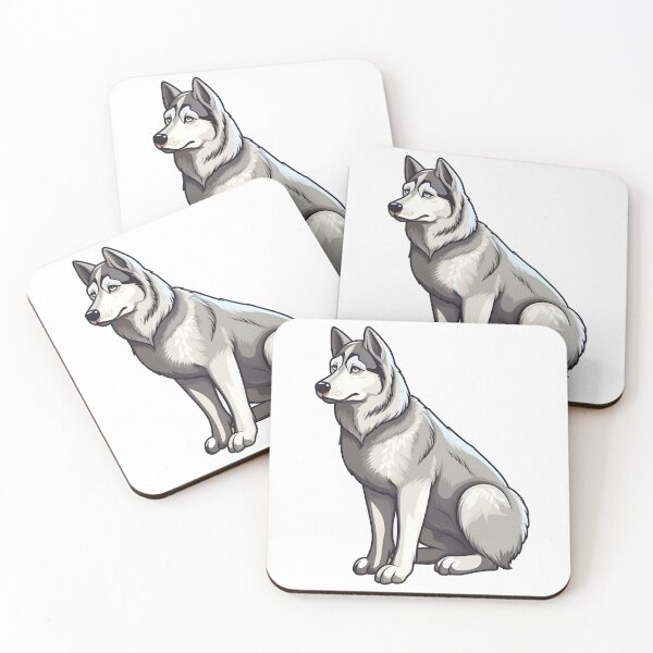 Item preview, Siberian Husky Sitting Dog designed and sold by mydoglove.